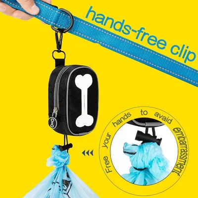 Distributeur de sacs à déjections canines avec cordon élastique