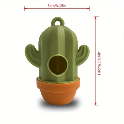 Distributeur de sacs à déjections canines - Motif cactus