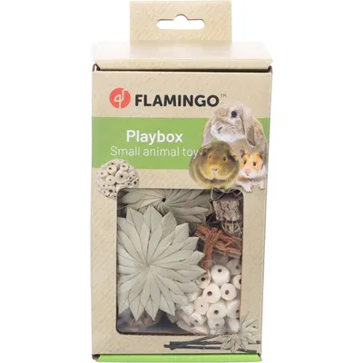Flamingo - Boîte de jeu Flopsy Brun jouets à grignoter pour rongeur