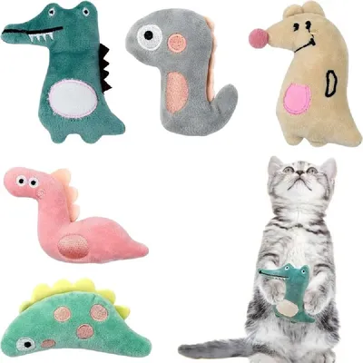 Zoomtopia 5 Pièces Jouet chat Herbe à Chat, Peluche pour Chat Jouets Zoomtopia 5 Pièces Jouet chat Herbe à Chat, Peluche pour Chat Jouets