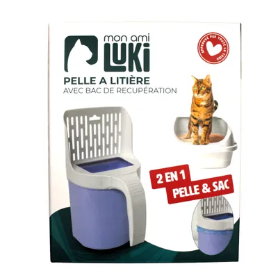 Mon Ami Luki - Pelle à litière avec sac intégré