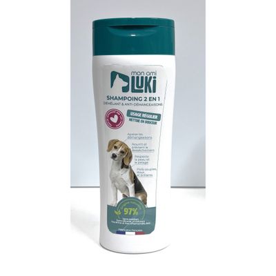 Mon Ami Luki - Shampoing 2 en 1 chiens apaisant et anti-démangeaisons