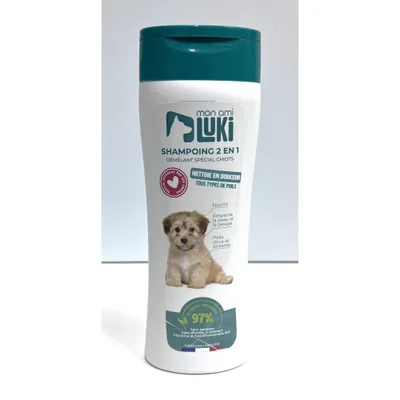 Mon Ami Luki - Shampoing 2 en 1 chiens spécial chiots Mon Ami Luki - Shampoing 2 en 1 chiens spécial chiots