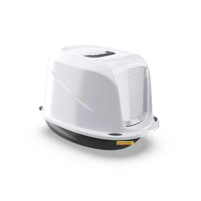 Mon Ami Luki - Maison toilette pour chat design confort avec aération Mon Ami Luki - Maison toilette pour chat design confort avec aération