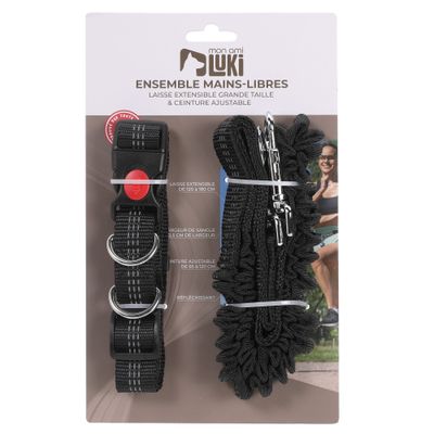 Mon Ami Luki - Ensemble kit mains libres - laisse extensible