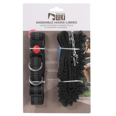 Mon Ami Luki - Ensemble kit mains libres - laisse extensible