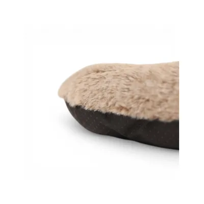 Mon Ami Luki - Coussin ovale antidérapant face fourrure