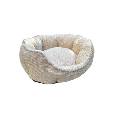 Mon Ami Luki - Panier rond antidérapant tissus-coussin mouton