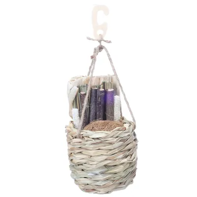 jeux Panier Bucky Brun 9x9x15 cm pour rongeur