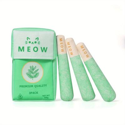 Jouets à l'herbe à chat pour chats, jouets à mâcher
