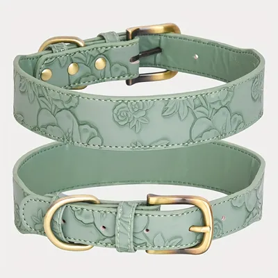 Collier pour chien à imprimé floral
