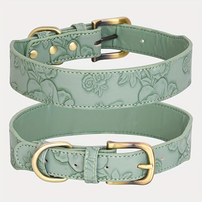 Collier pour chien à imprimé floral