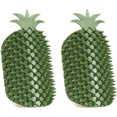 Peigne à griffer pour chat, griffoirs d'angle en forme d'ananas