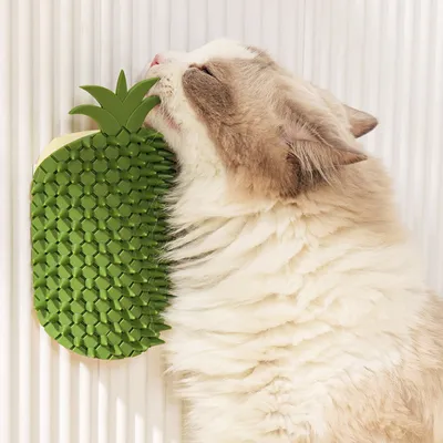 Peigne à griffer pour chat, griffoirs d'angle en forme d'ananas