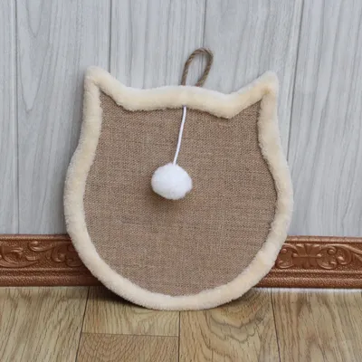 Griffoir pour chat en sisal naturel et carton