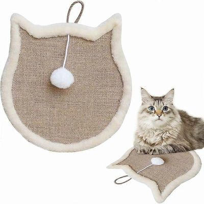 Griffoir pour chat en sisal naturel et carton
