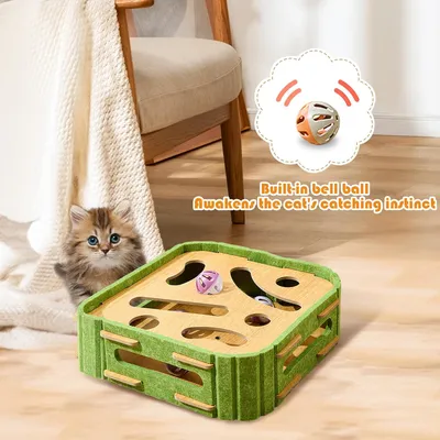 Boîte de jeu de puzzle pour chat interactif danseur