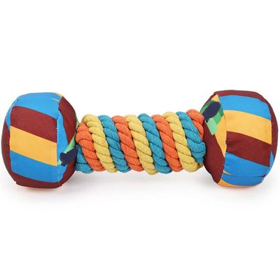 Jouet couineur pour chien - forme d'haltère