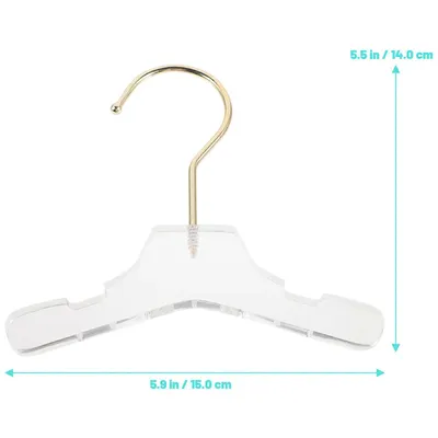 Cintres en acrylique pour vêtements d'animaux