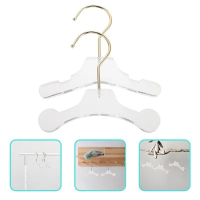 UAMLY Perchas acrílicas para ropa de mascotas