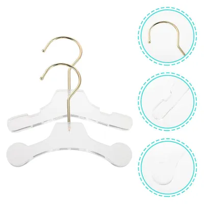 Cintres en acrylique pour vêtements d'animaux