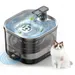IntiMeg Fontaine d'eau sans fil pour chats et chiens - 2,0 litres
