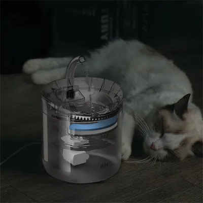 IntiMeg Fontaine d'eau automatique pour chats et chiots - 1,8L