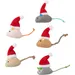 KPYTE Souris de Noël à l'herbe à chat - Jouet pour chat
