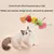 FurryFusion Jouet en souris en peluche fruits pour chats,Jouets pour chats