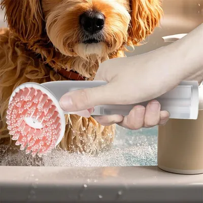 IntiMeg Brosse de Shampooing pour Chiens