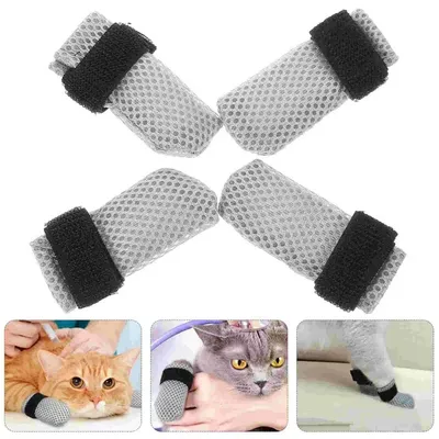 Chaussons pour chats anti-griffures