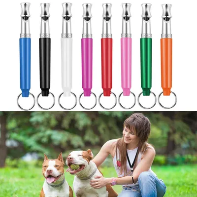IntiMeg Sifflet de Dressage pour Animaux,Pack de 8 coloré