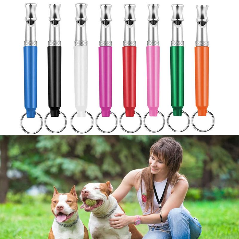 IntiMeg Sifflet de Dressage pour Animaux,Pack de 8 coloré