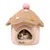FurryFusion Maison en forme de champignon pour chat et chien