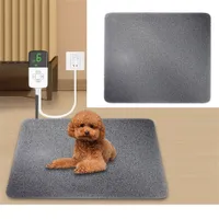 IntiMeg Tapis chauffant pour animal et 9 vitesses（gris）
