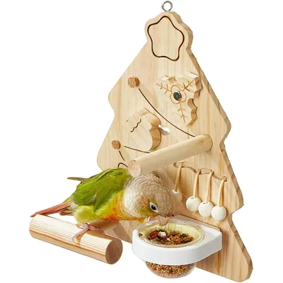 KPYTE Jouet perroquet en forme de sapin de Noël