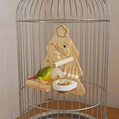 KPYTE Jouet perroquet en forme de sapin de Noël