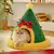 IntiMeg Gîte à chat en forme d'arbre de Noël