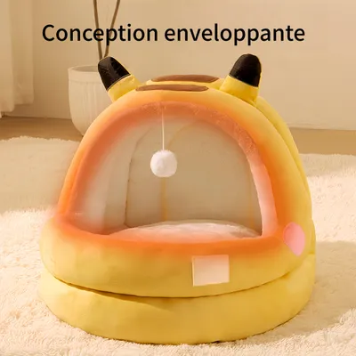 FurryFusion Maison pour chat semi-fermée Lightning Mouse