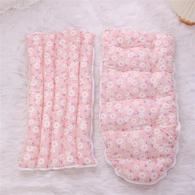 IntiMeg Panier Lit pour chat à fleurs roses