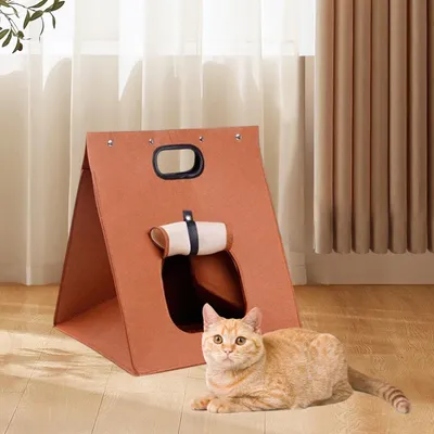 KPYTE Niche-lit pour chat avec poignée