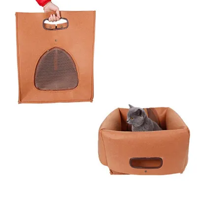 KPYTE Niche-lit pour chat avec poignée