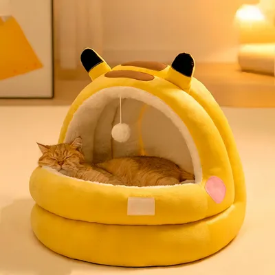 FurryFusion Maison pour chat semi-fermée Lightning Mouse