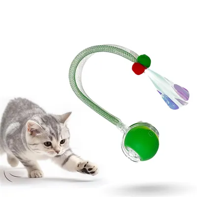 IntiMeg Balle interactive pour chat rechargeable par USB IntiMeg Balle interactive pour chat rechargeable par USB