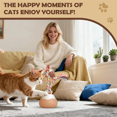 IntiMeg  Balles amusantes à rotation automatique pour chat