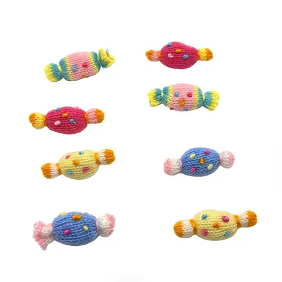 IntiMeg Jouet pour chat - Bonbons en laine multicolores (Lot de 10)