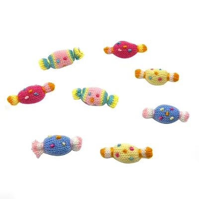 IntiMeg Jouet pour chat - Bonbons en laine multicolores (Lot de 10)