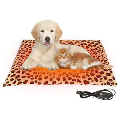 IntiMeg Tapis chauffant USB pour chats et chiens IntiMeg Tapis chauffant USB pour chats et chiens