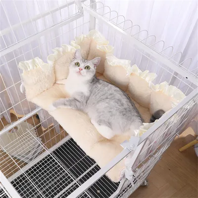 IntiMeg Tapis chauffant pour cage de chat d'hiver