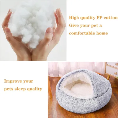 IntiMeg Lit nid pour chats et chiens 2 en 1 (65 cm)